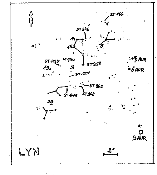 Szentmártoni B. által rajzolt térkép a Lynx  ÉNy-i részéről